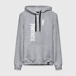 Толстовка-худи хлопковая женская FORTNITE, цвет: меланж