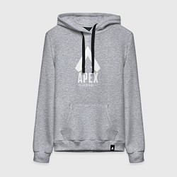 Толстовка-худи хлопковая женская Apex Legends, цвет: меланж