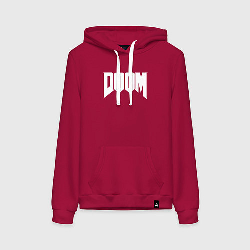 Женская толстовка-худи DOOM / Маджента – фото 1