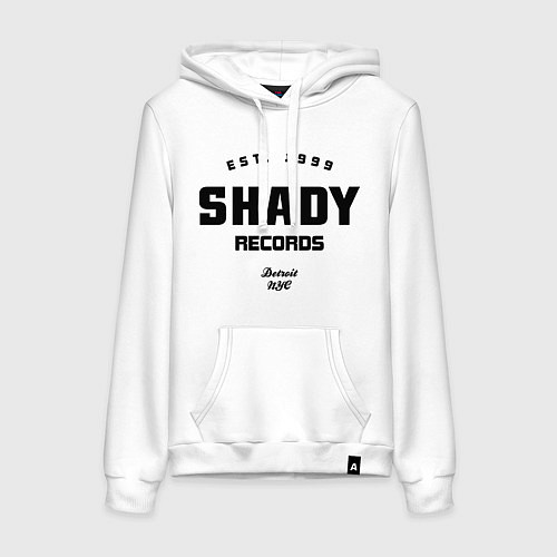 Женская толстовка-худи Shady records / Белый – фото 1