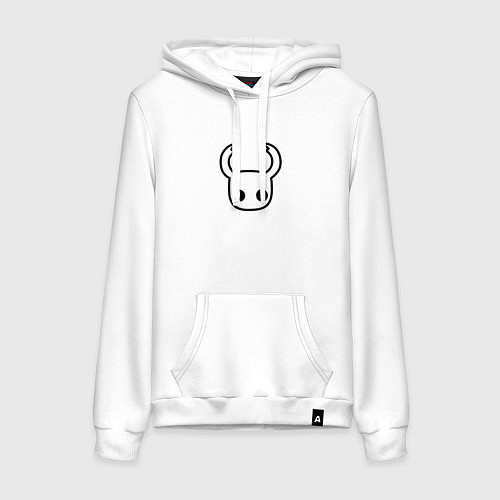 Женская толстовка-худи Hollow knight / Белый – фото 1