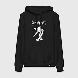 Толстовка-худи хлопковая женская Ghostemane, цвет: черный