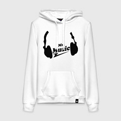 Женская толстовка-худи Mr. Music