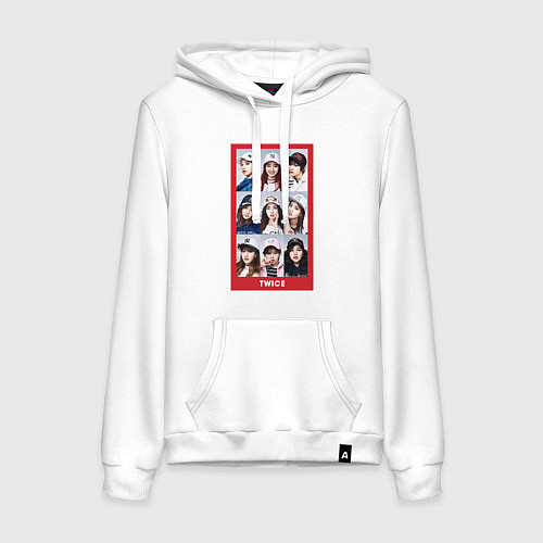 Женская толстовка-худи TWICE / Белый – фото 1