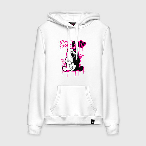 Женская толстовка-худи MONOKUMA / Белый – фото 1