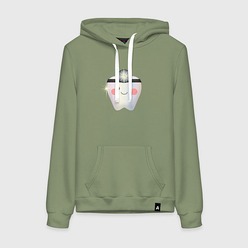 Женская толстовка-худи Подарок стоматологу / Авокадо – фото 1