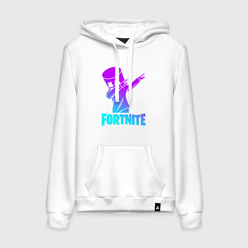 Женская толстовка-худи FORTNITE X MARSHMELLO / Белый – фото 1