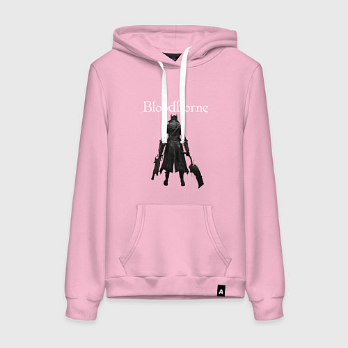 Женская толстовка-худи Bloodborne / Светло-розовый – фото 1