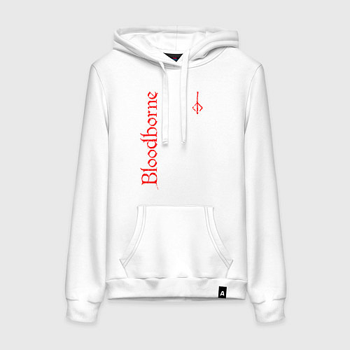 Женская толстовка-худи Bloodborne / Белый – фото 1