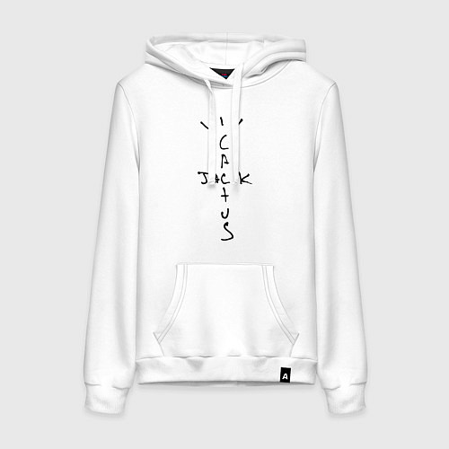 Женская толстовка-худи TRAVIS SCOTT / Белый – фото 1