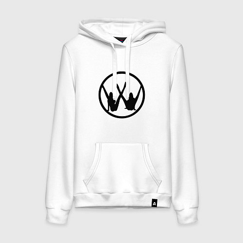 Женская толстовка-худи Volkswagen Z / Белый – фото 1