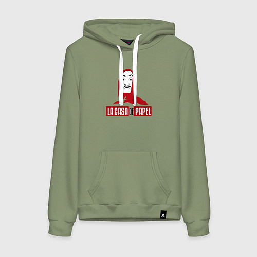 Женская толстовка-худи БУМАЖНЫЙ ДОМ / Авокадо – фото 1