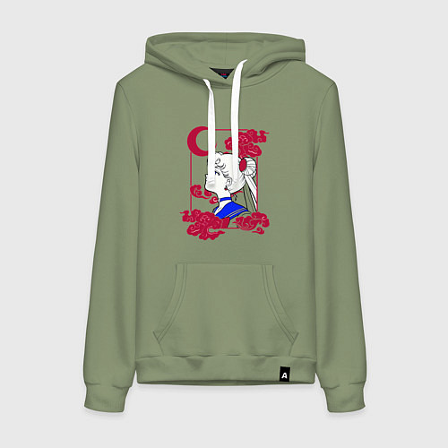 Женская толстовка-худи Сейлор Мун / Авокадо – фото 1