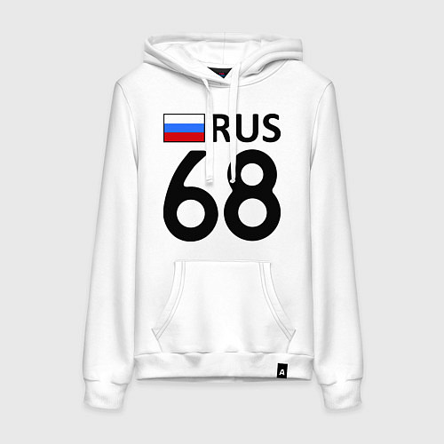 Женская толстовка-худи RUS 68 / Белый – фото 1