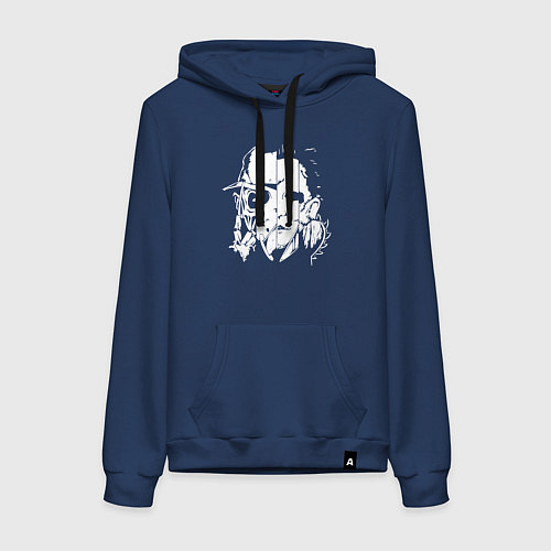 Женская толстовка-худи Майкл Майерс и Ко / Тёмно-синий – фото 1