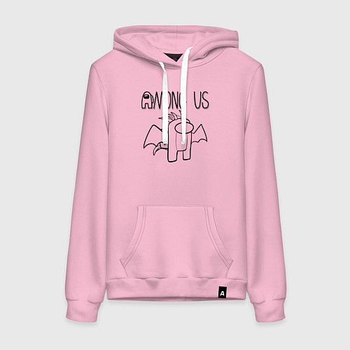 Женская толстовка-худи Among Us / Светло-розовый – фото 1