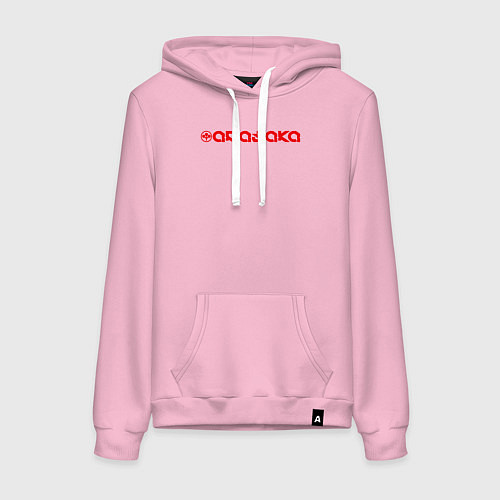 Женская толстовка-худи ARASAKA / Светло-розовый – фото 1