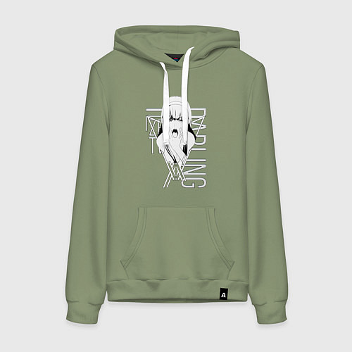 Женская толстовка-худи Zero Two / Авокадо – фото 1