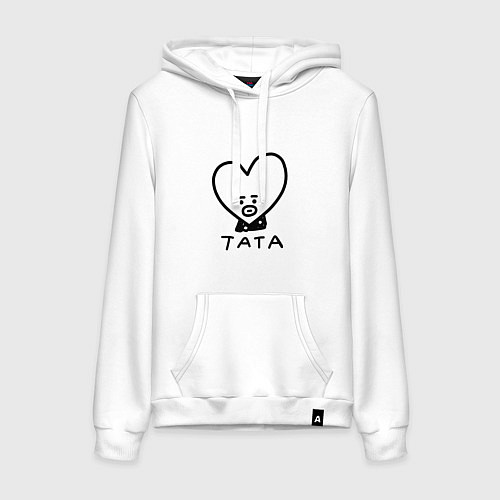 Женская толстовка-худи BTS BT21 TATA / Белый – фото 1