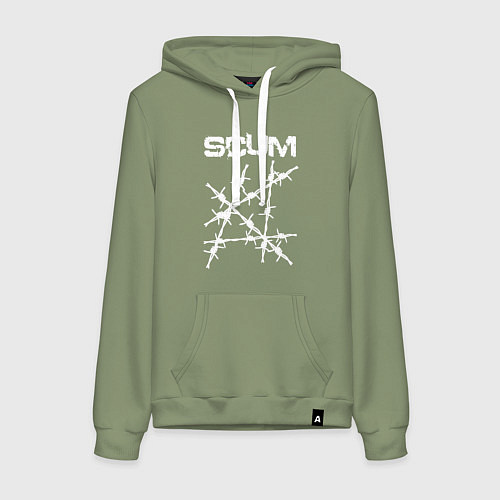 Женская толстовка-худи SCUM / Авокадо – фото 1