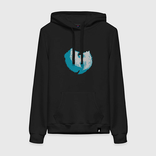 Женская толстовка-худи Rap - Wu-Tang / Черный – фото 1