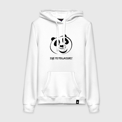 Женская толстовка-худи ПАНДА ПО / Белый – фото 1
