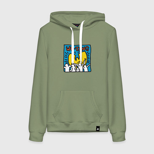 Женская толстовка-худи Wu-Tang People / Авокадо – фото 1