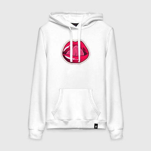 Женская толстовка-худи Сделай сексуально / Белый – фото 1