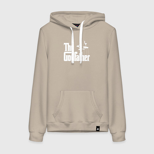 Женская толстовка-худи Крестный отец / Миндальный – фото 1