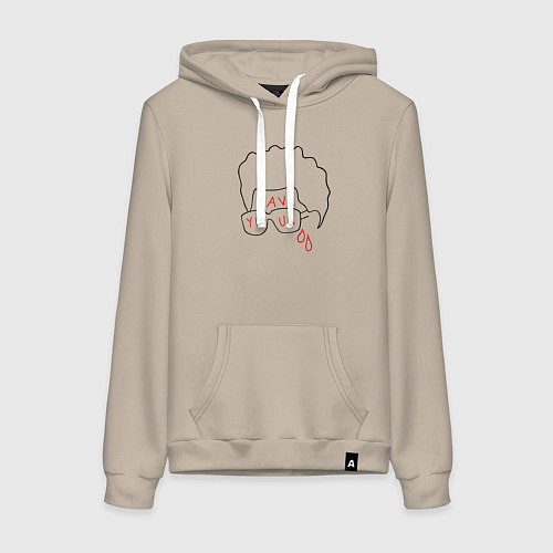 Женская толстовка-худи Save Your Tears - The Weeknd / Миндальный – фото 1