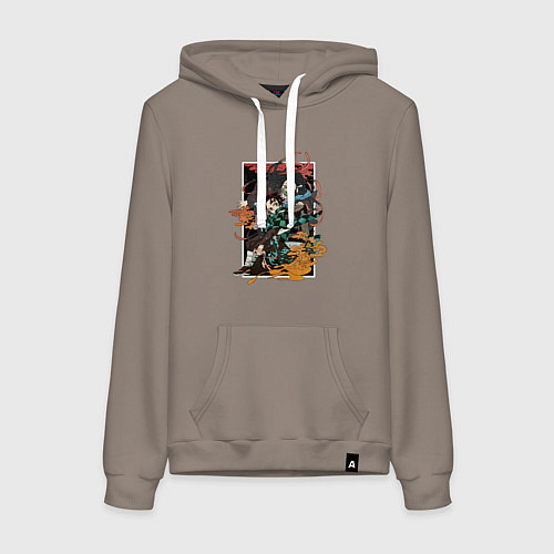 Женская толстовка-худи Kamado team / Утренний латте – фото 1