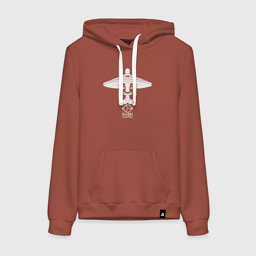 Женская толстовка-худи Storm Spirit из Доты 2 / Кирпичный – фото 1