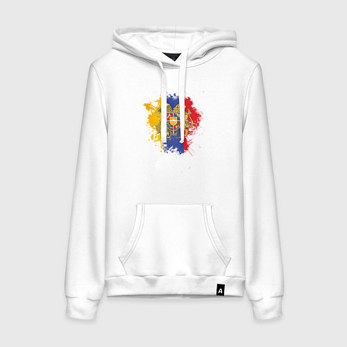 Женская толстовка-худи Colors of Armenia / Белый – фото 1