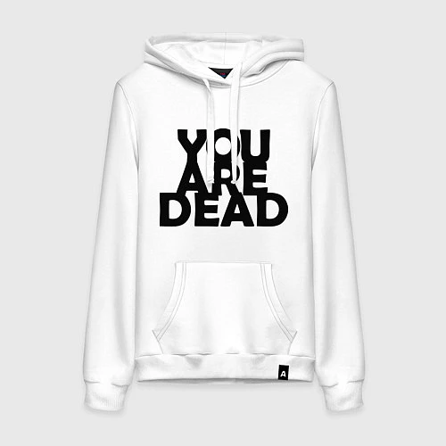 Женская толстовка-худи DayZ: You are Dead / Белый – фото 1