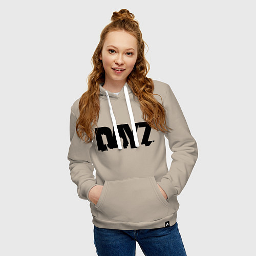 Женская толстовка-худи DayZ / Миндальный – фото 3