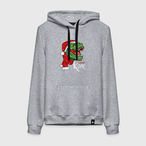 Женская толстовка-худи T-rex Merry Roar / Меланж – фото 1