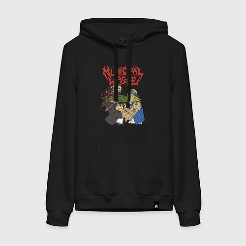 Женская толстовка-худи Municipal Waste - crossover thrash! / Черный – фото 1