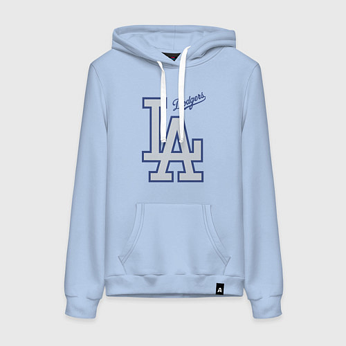 Женская толстовка-худи Los Angeles Dodgers - baseball team / Мягкое небо – фото 1