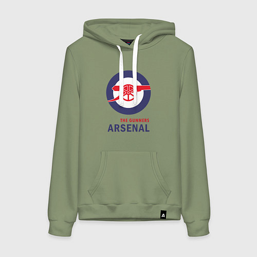 Женская толстовка-худи Arsenal The Gunners / Авокадо – фото 1