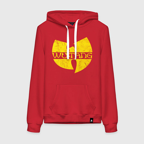 Женская толстовка-худи Wu tang logo / Красный – фото 1