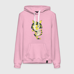 Толстовка-худи хлопковая женская Animal Crossing Анка, цвет: светло-розовый
