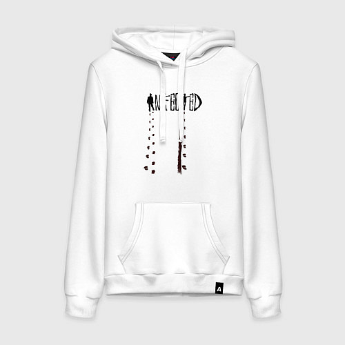 Женская толстовка-худи Infected zombie / Белый – фото 1