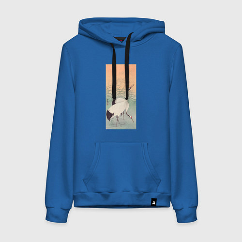 Женская толстовка-худи Two Cranes Два журавля / Синий – фото 1