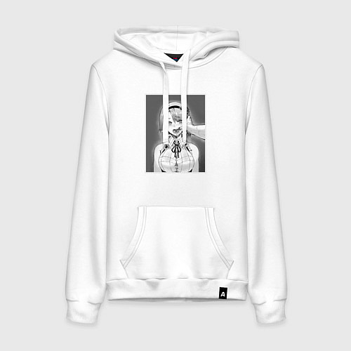 Женская толстовка-худи Ахегао ahegao / Белый – фото 1