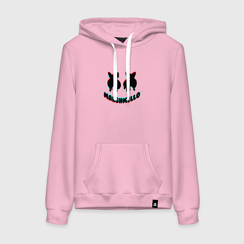 Женская толстовка-худи МАРШМЕЛЛОУ NEON / Светло-розовый – фото 1