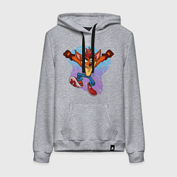 Женская толстовка-худи Crash Bandicoot - Its About Time