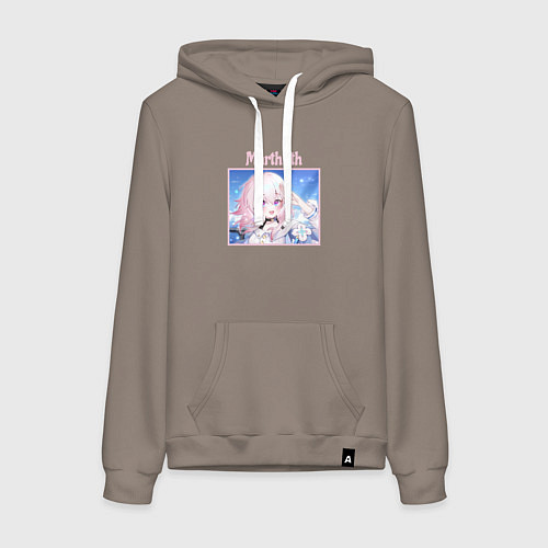 Женская толстовка-худи Улыбка 7 марты Honkai star rail / Утренний латте – фото 1