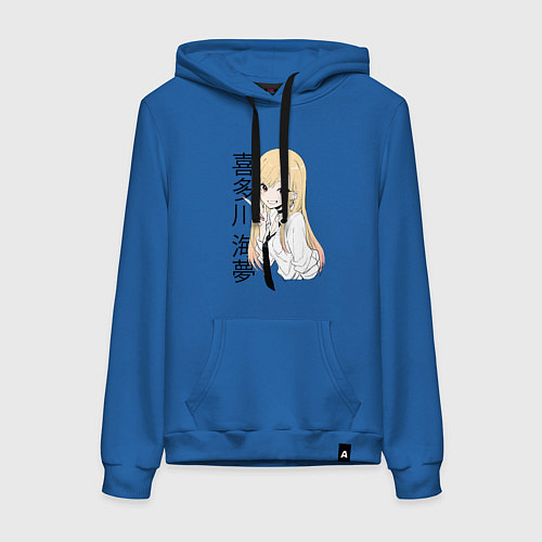 Женская толстовка-худи Марин Китагава / Синий – фото 1