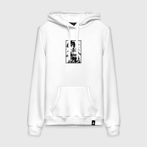 Женская толстовка-худи Коми комикс / Белый – фото 1