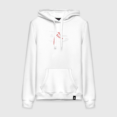 Женская толстовка-худи Punk кеды / Белый – фото 1